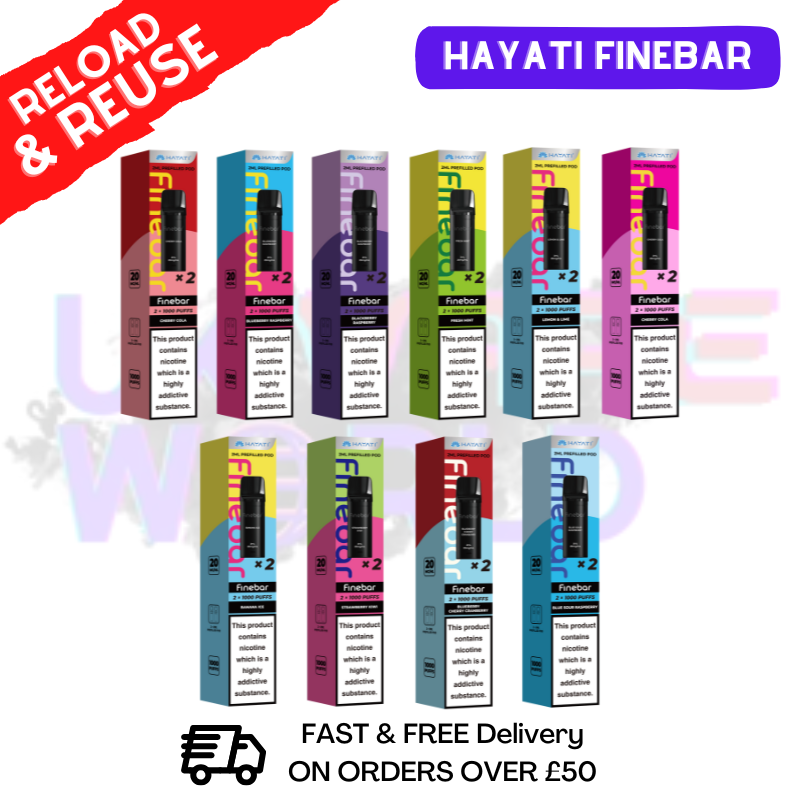 Hayati Finebar Prefilled Replacement Pods [Pack Of 2]