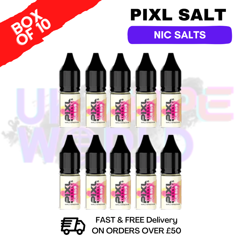 Hub Bub Pixl Nic Salt Box Of 10