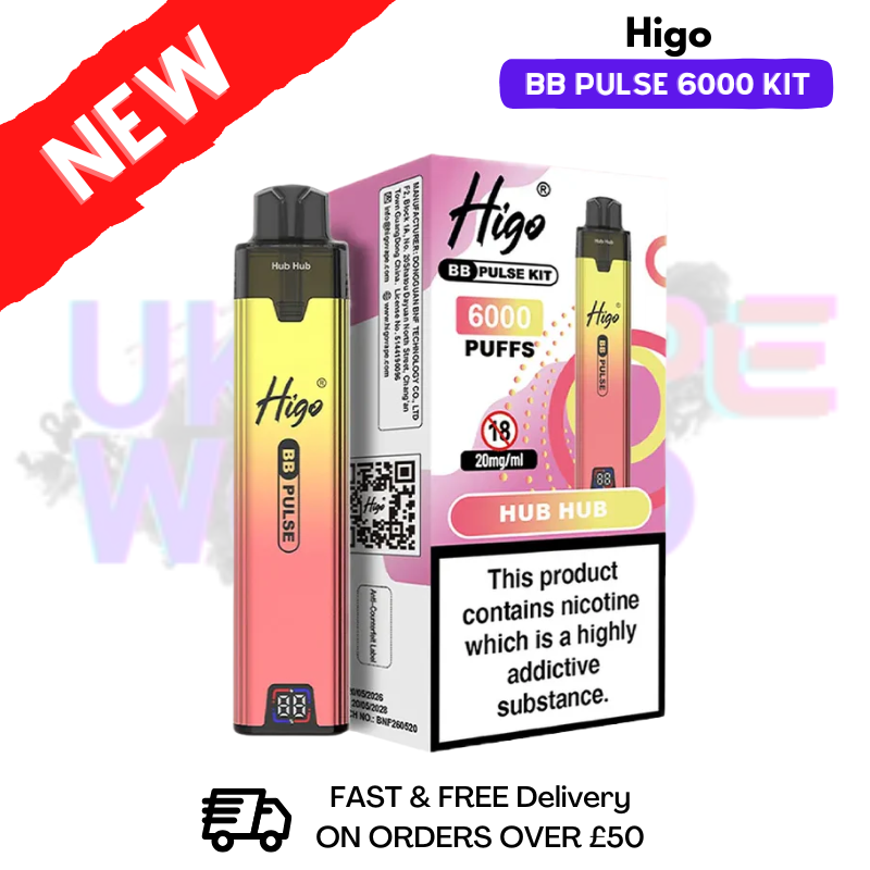 Hub Hub Higo BB Pulse 6000 Prefilled Pod Kit - ukvapeworld