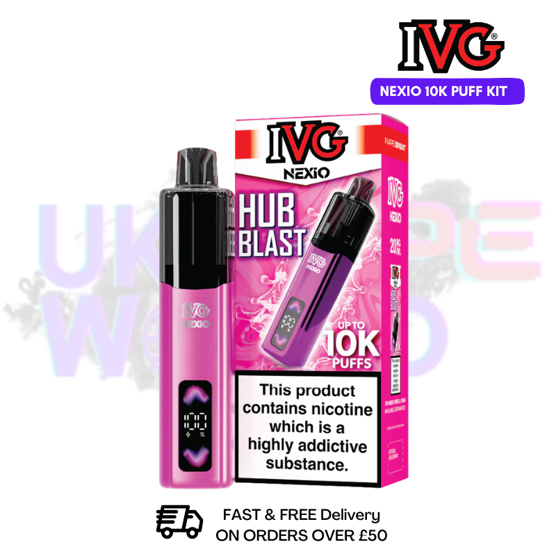 Hub Blast IVG Nexio Prefilled Pod Kit - 2 For £18 - UK Vapeworld