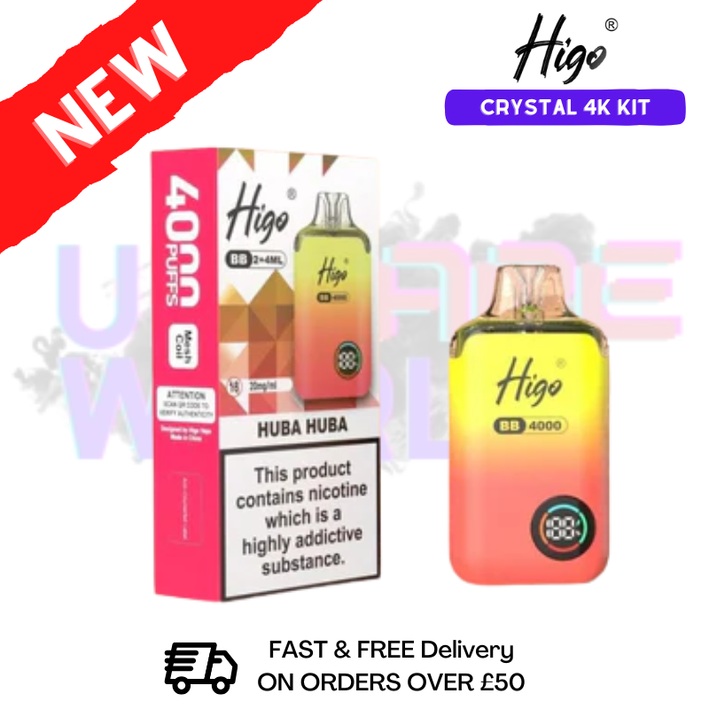 Huba Buba Crystal Higo 4000 Puff Prefilled Pod Kit - £9.95 - ukvapeworld