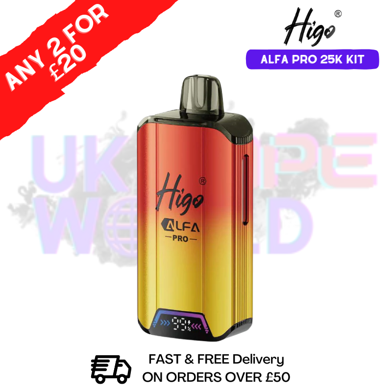 Huba Huba Higo Alfa Pro 25K Prefilled Pod Kit - Any 2 For £20 - ukvapeworld