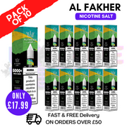 Shop Hubba Al Fakher 5000+ Nic Salt BOX OF 10 - UK Vape World