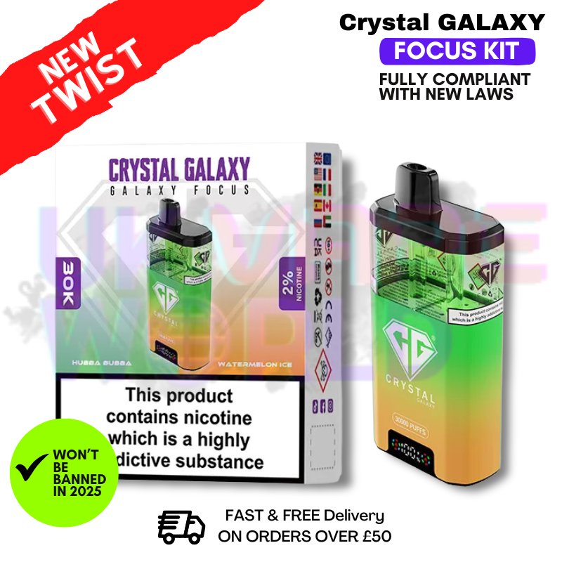 Shop Hubba Bubba Crystal Galaxy 30K Puff Kit - UK Vape World