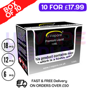 Peach i-Vapore E-Liquid 100ML Multi-Pack (10X10ML) - UK Vape World