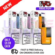 Shop IVG 5500 Smart Puff 5K Bar Disposable Kit ONLY £9.99 - UK Vape World
