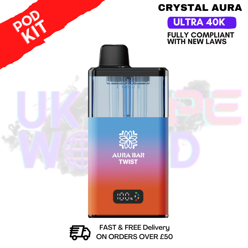 shop Ice Pop Crystal AURA 40K Puff Pod Kit - ukvapeworld