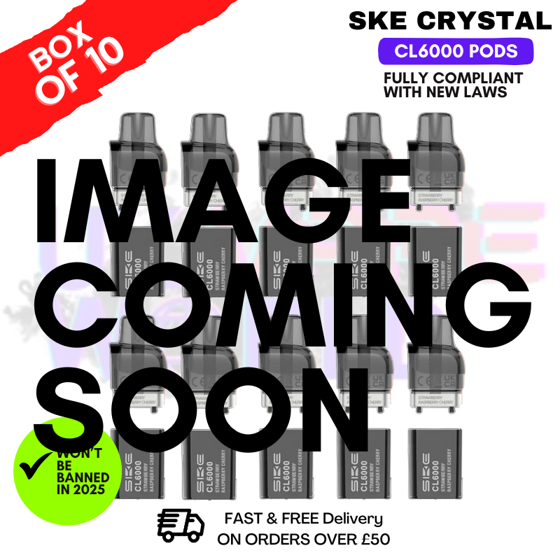 Kiwi Passionfruit Guava SKE Crystal CL6000 Prefilled Pod Box Of 10 - ukvapeworld