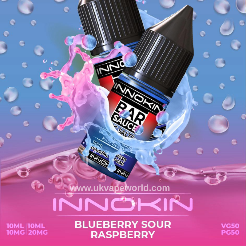 Shop Blueberry Sour Raspberry Nicotine Salt E Liquid by Innokin Nic Salt - UK Vape World 