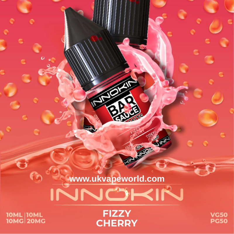 Shop Fizzy Cherry Nicotine Salt E Liquid by Innokin Nic Salt - UK Vape World