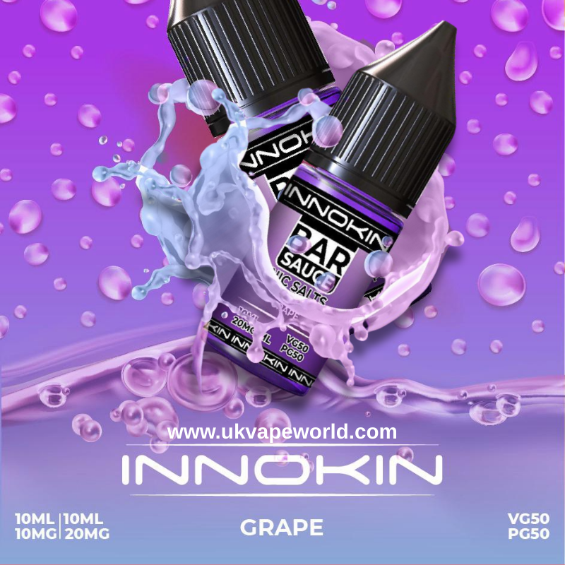 Shop Grape Nicotine Salt E Liquid by Innokin Nic Salt - UK Vape World