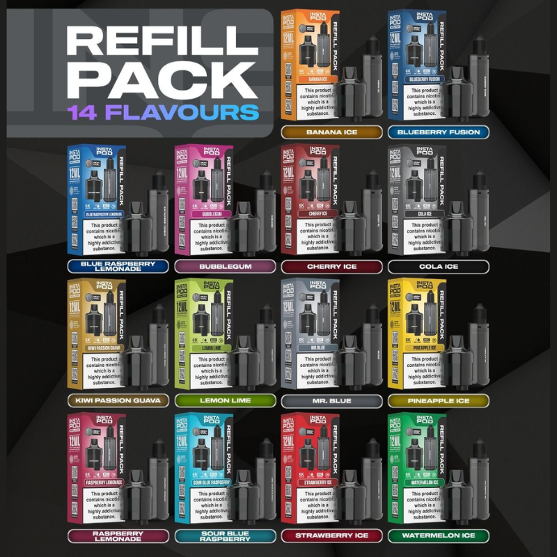 Insta Pod 12ML Refil Pack (2ML POD + 10ML BOTTLE)