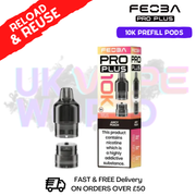 Juicy Peach Feoba Pro Plus 10K Refil Pods - Only £5.85 - ukvapeworld