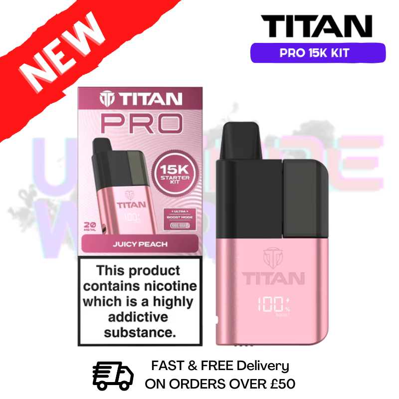 Juicy Peach Titan Pro 15K Pod Kit