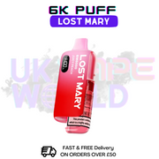 Juicy Peach LOST MARY 6K Puff 6000 Refil Disposable Kit | Only £8 