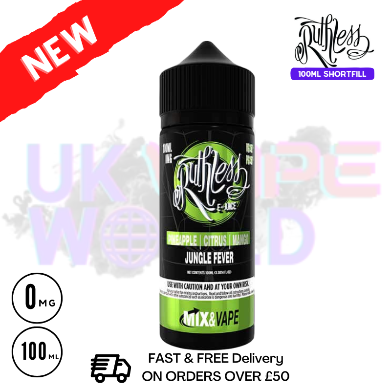 Jungle Fever Ruthless 100ml shortfill e liquid - £7.99 - ukvapeworld