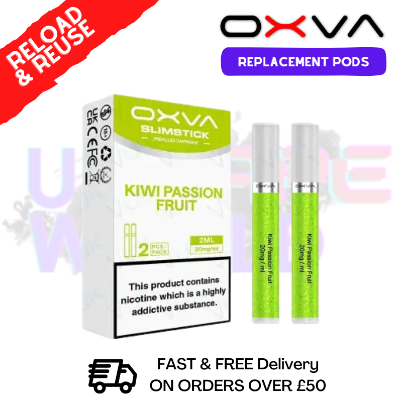 Kiwi Passion Fruit Oxva SlimStick Prefilled Pod Cartridges - £3.89 - ukvapeworld