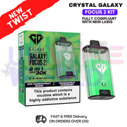 shop Kiwi Passion Fruit Guava Crystal Galaxy 30K Focus 2 Puff Kit - ukvapeworld