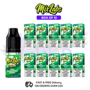 Kiwi Passion Fruit Guava MixLabs Nic Salt BOX OF 10 - £17.99 - ukvapeworld