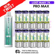 Shop Kiwi Passion Fruit Guava Lost Mary Pro Max 7K Box Of 10 - UK Vape World