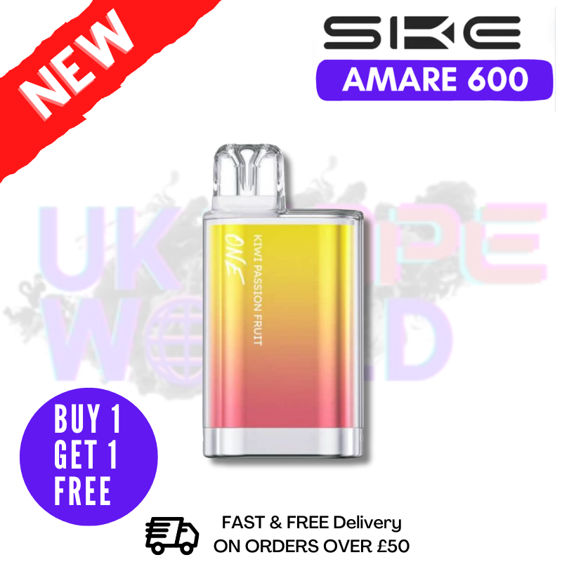 Shop SKE Amare Crystal One Kiwi Passionfruit Disposable - UK Vape World