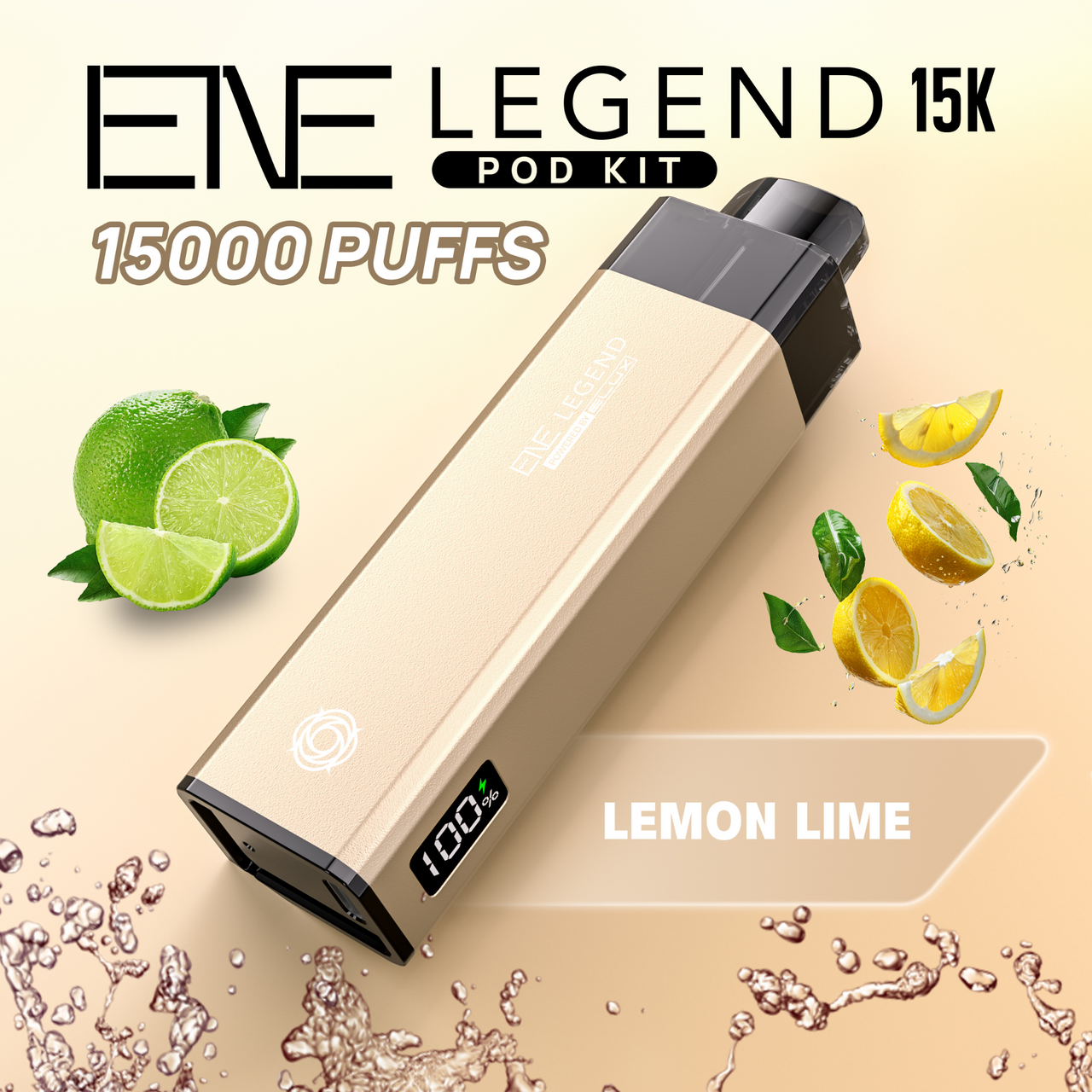 Lemon Lime Elux Legend 15K Puff Prefilled Pod Kit - £7.99 - ukvapeworld