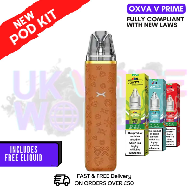 Shop Oxva Xlim GO LUXE BROWN Pod Vape Kit - UK Vape World