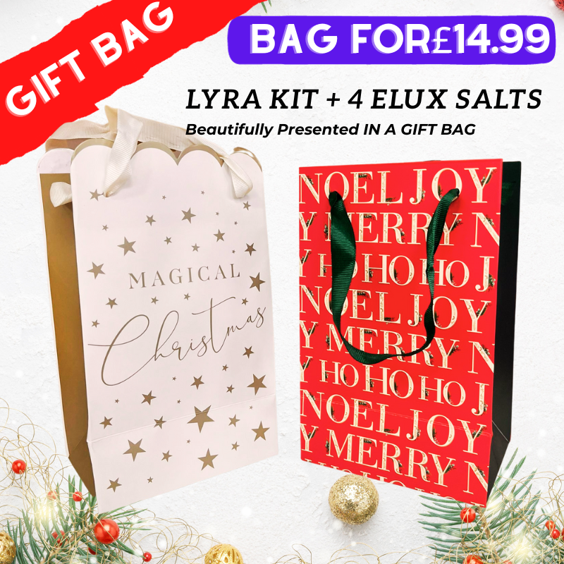 Elux Christmas Gift Bag Bundle Try the best from elux with this 4x Best Flavours of Elux Salt - UK Vape World