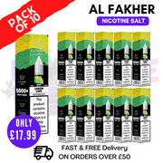 Shop Lemon Lime Al Fakher 5000+ Nic Salt BOX OF 10 - UK Vape World