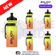 Lemon Lime Enjoy Ultra 9000 Puff Vape Kit Box Of 5 - ukvapeworld