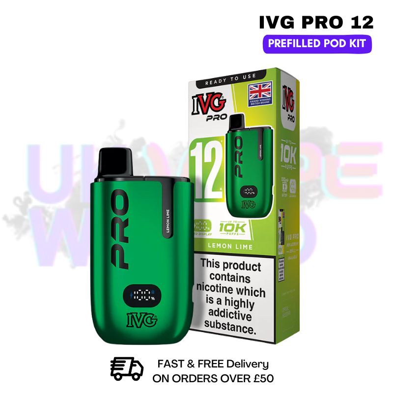 Lemon Lime IVG Pro12 Prefilled Pod Kit