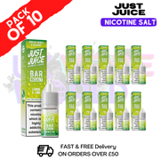 Lemon Lime Just Juice Nic Salt Box Of 10 - ONLY £17.99 - ukvapeworld