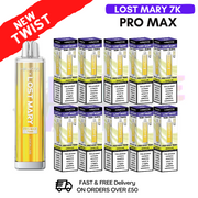 Shop Lemon Lime Lost Mary Pro Max 7K Box Of 10