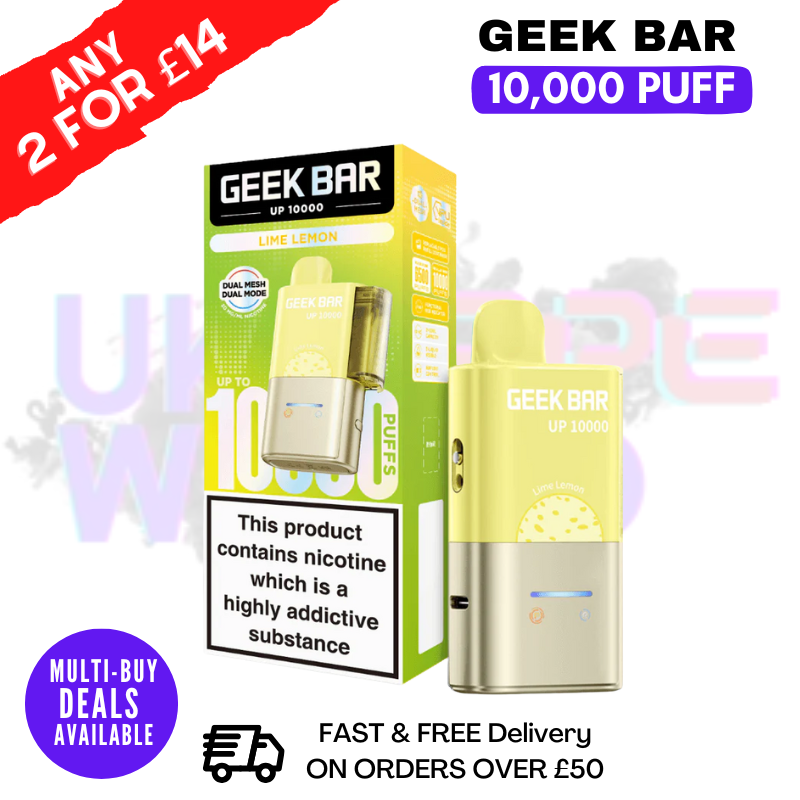 Lemon Lime Geek Bar Up 10000 Pod Kit - ukvapeworld