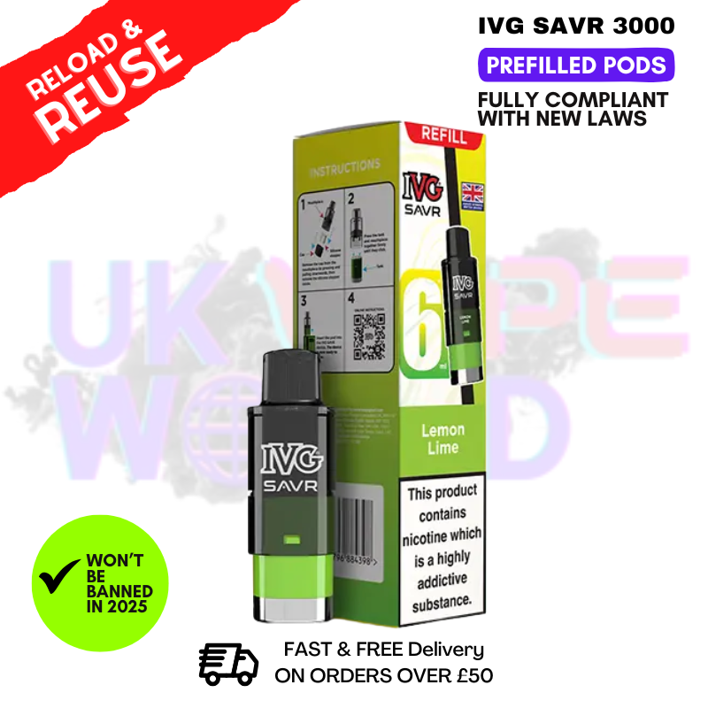 ivg pro refills lemon lime Lost Mary Nera Fullview Disposable Pods 2-Pack – L7 Vapors Farragut main image 1