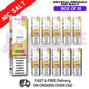 Shop Lemon Peach Passionfruit Hayati Crystal Bar Pro Max Box Of 10 Nic - UK Vape World