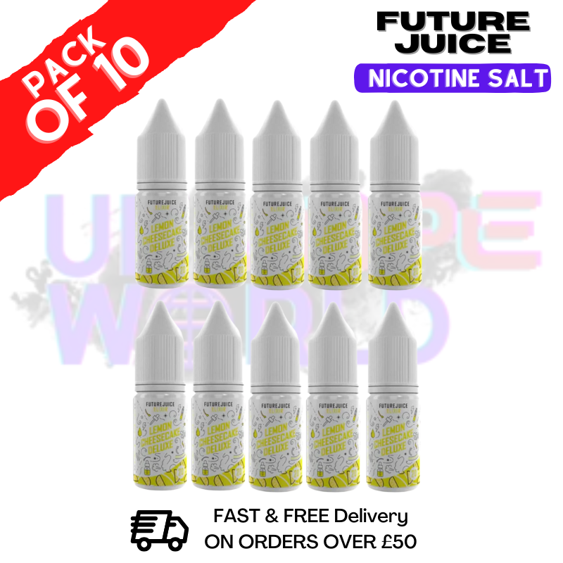 Lemon Cheesecake Deluxe Future Juice Nic Salt Box Of 10