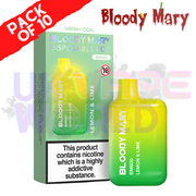 Lemon Lime - Bloody Mary CRYSTAL 600Puff Box of 10 - UK Vape World