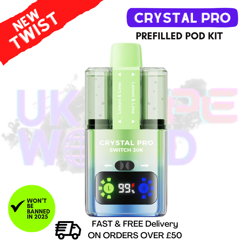 Lemon Lime Crystal Pro 30K Switch Prefilled Pod Kit