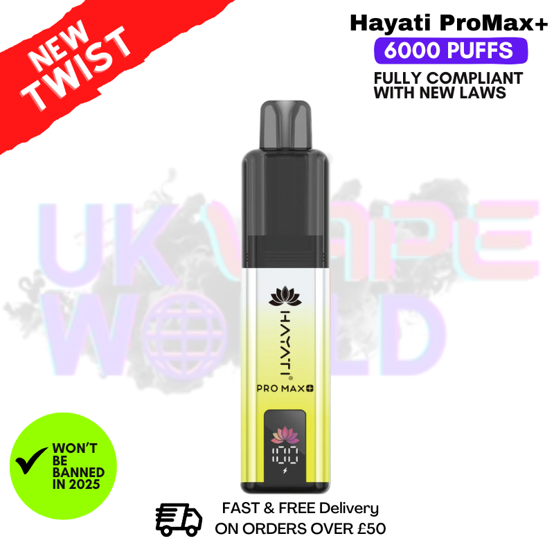 Shop Lemon Lime Hayati Pro Max Plus 6000Puff Kit - UK Vape World