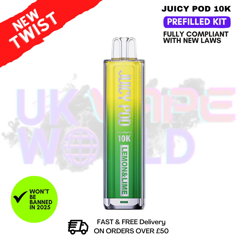 Lemon Lime Juicy Pod 10K NovaMax Pod Kit - £8.99