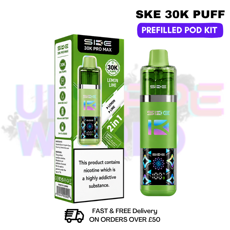 Lemon Lime SKE 30K Prefilled Kit - Any 2 For £20 - UK Vapeworld