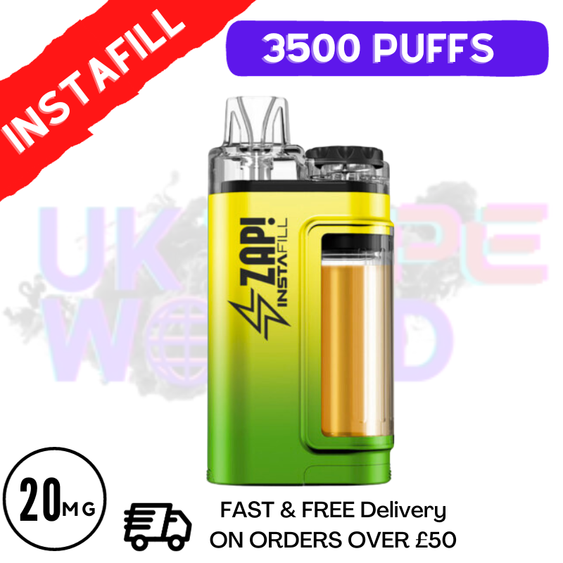 Shop Zap Instafill Bar 3500 Puff Lemon Lime - UK Vape World