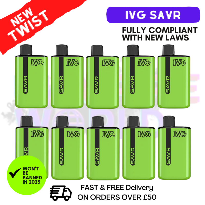 Lemon Lime IVG Savr 3K Puff Box Of 10