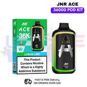 Lemon Lime JNR ACE 36K Puff 36000 Prefilled Pod Kit - ukvapeworld