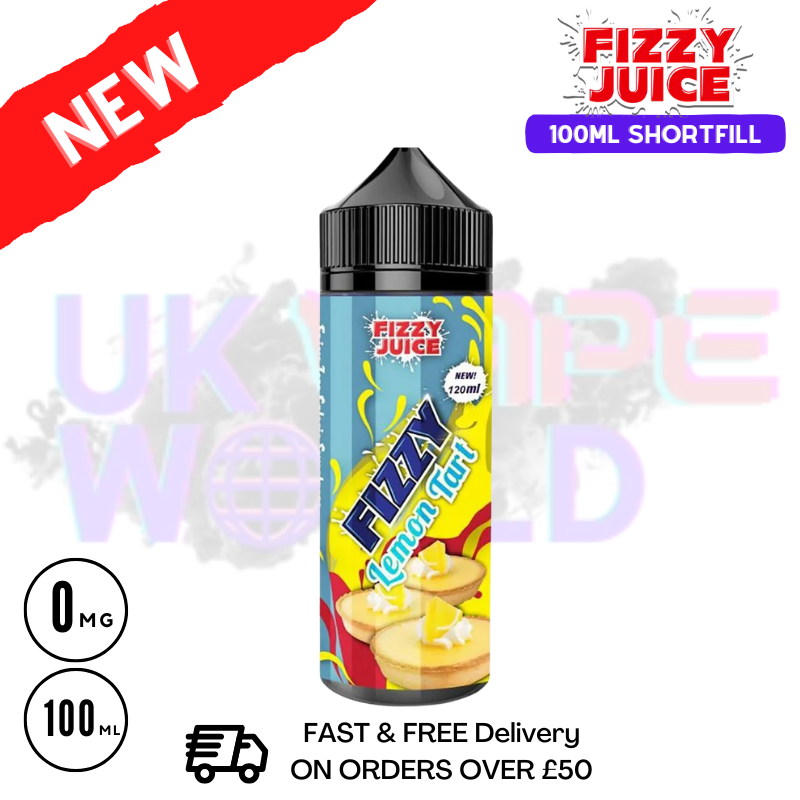 Lemon Tart Fizzy Juice 100ml E-Liquid - £7.99 - ukvapeworld