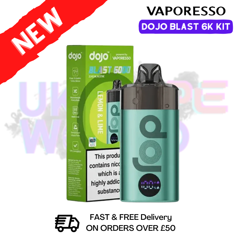 Lemon & Lime Vaporesso Dojo Blast 6000 Pod Kit - ukvapeworld