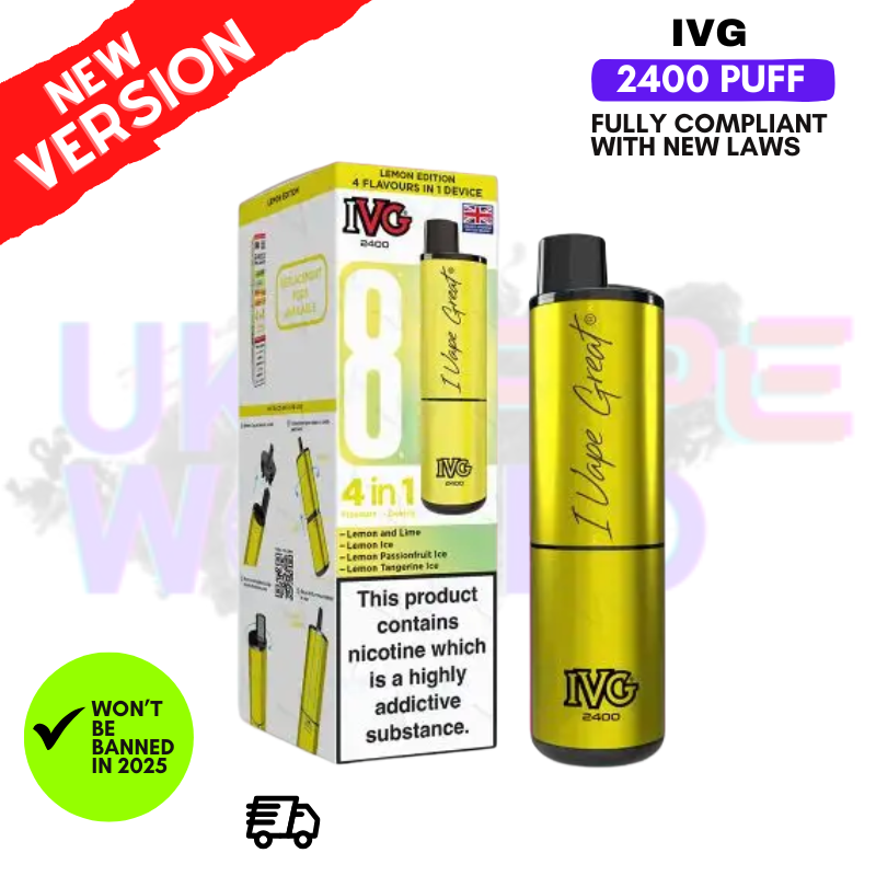 Lemon Edition IVG 2400 Prefilled Pod Kit