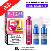 Lemonade Edition Elf Bar 50K Puff Plus Kit - Only £9.98 - ukvapeworld