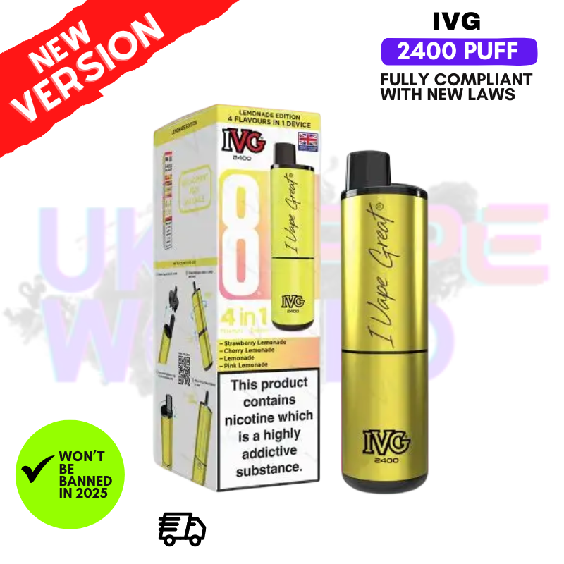 Lemonade Edition IVG 2400 Prefilled Pod Kit